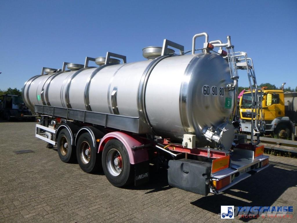 Magyar Vacuum tank inox 30 m3 / 1 comp + vac pump Naczepy cysterna
