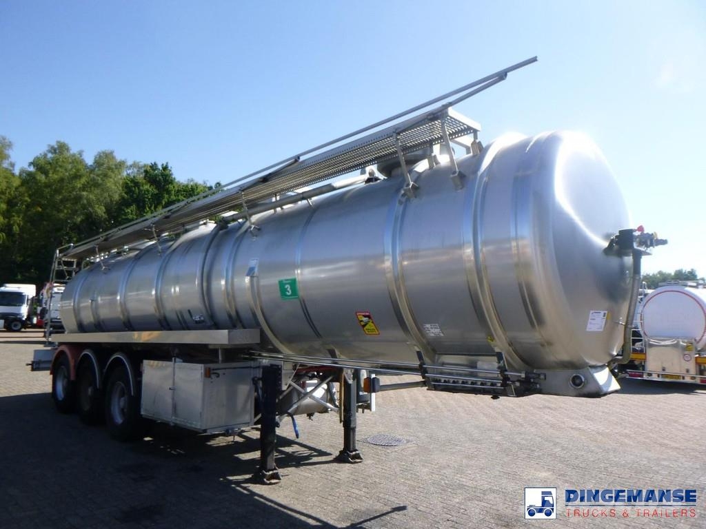 Magyar Vacuum tank inox 30 m3 / 1 comp + vac pump Naczepy cysterna