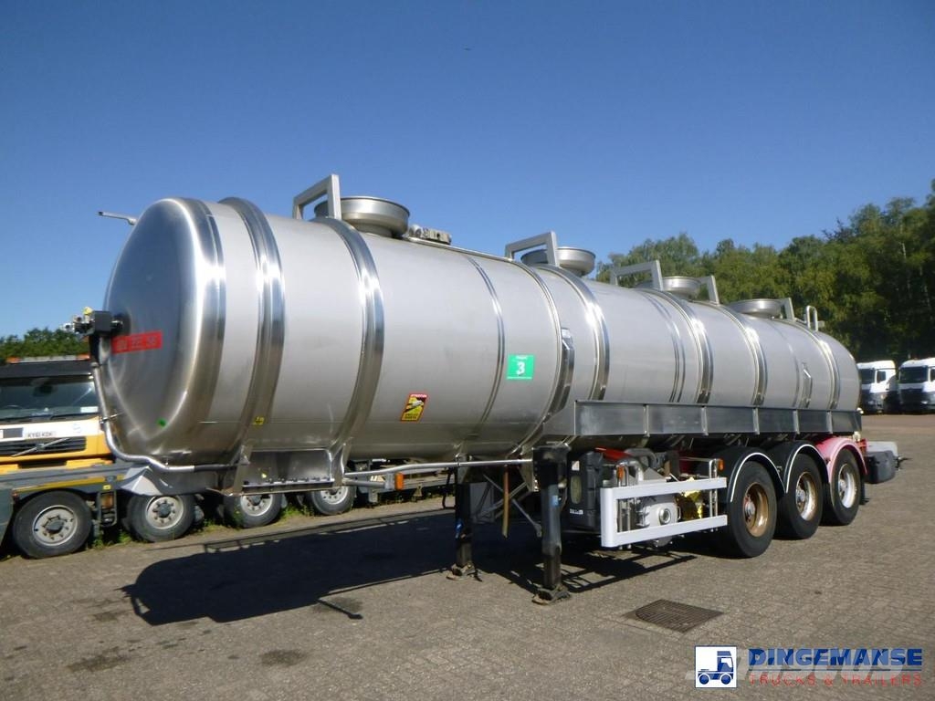 Magyar Vacuum tank inox 30 m3 / 1 comp + vac pump Naczepy cysterna