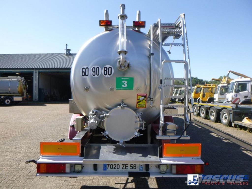 Magyar Vacuum tank inox 30 m3 / 1 comp + vac pump Naczepy cysterna