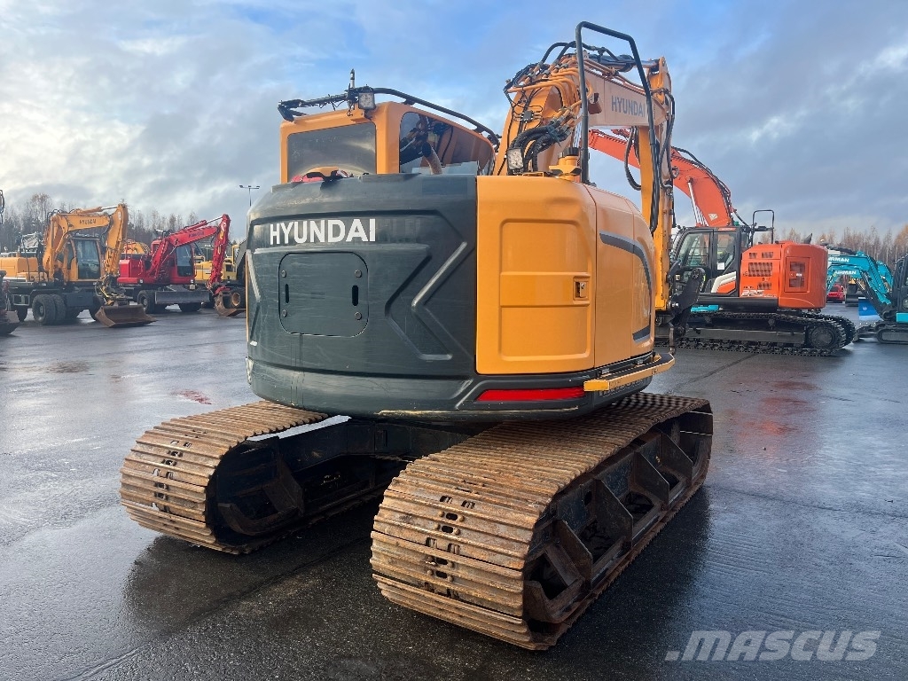 Hyundai HX 130 / Kallistaja, Metsävarusteltu, Uudet ketjut Bageri guseničari