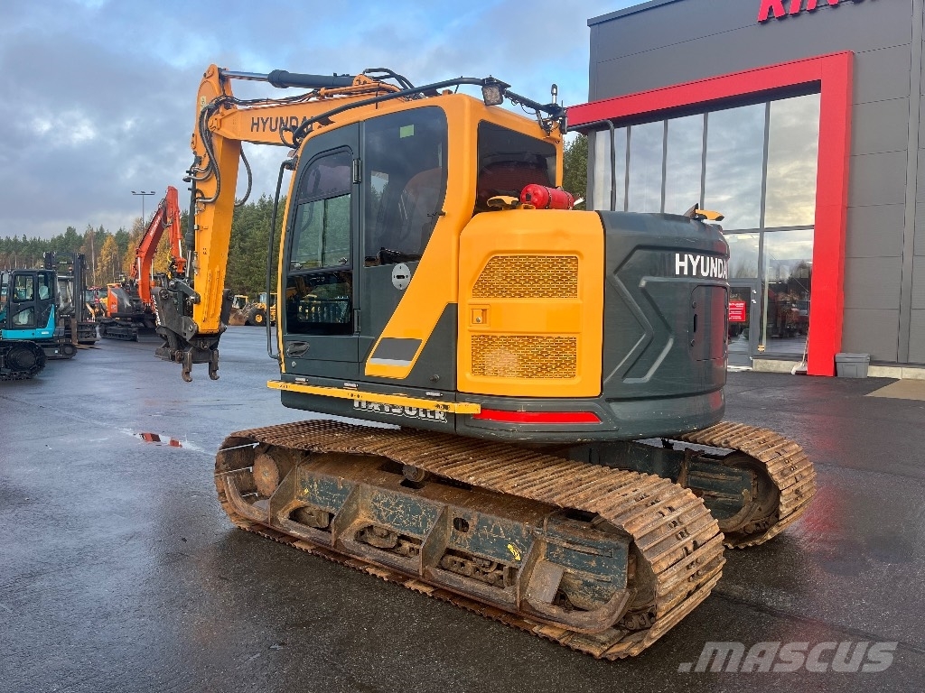 Hyundai HX 130 / Kallistaja, Metsävarusteltu, Uudet ketjut Bageri guseničari