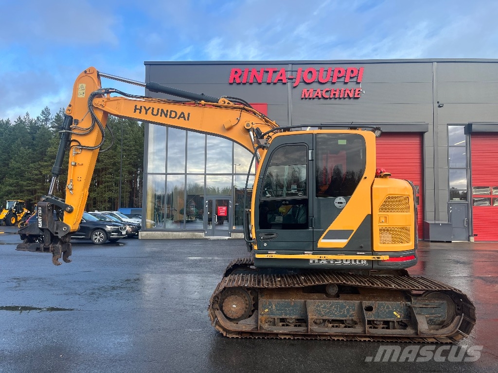 Hyundai HX 130 / Kallistaja, Metsävarusteltu, Uudet ketjut Bageri guseničari