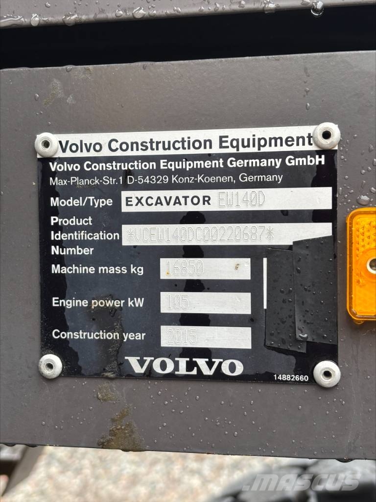 Volvo EW 140 D Hjulgrävare