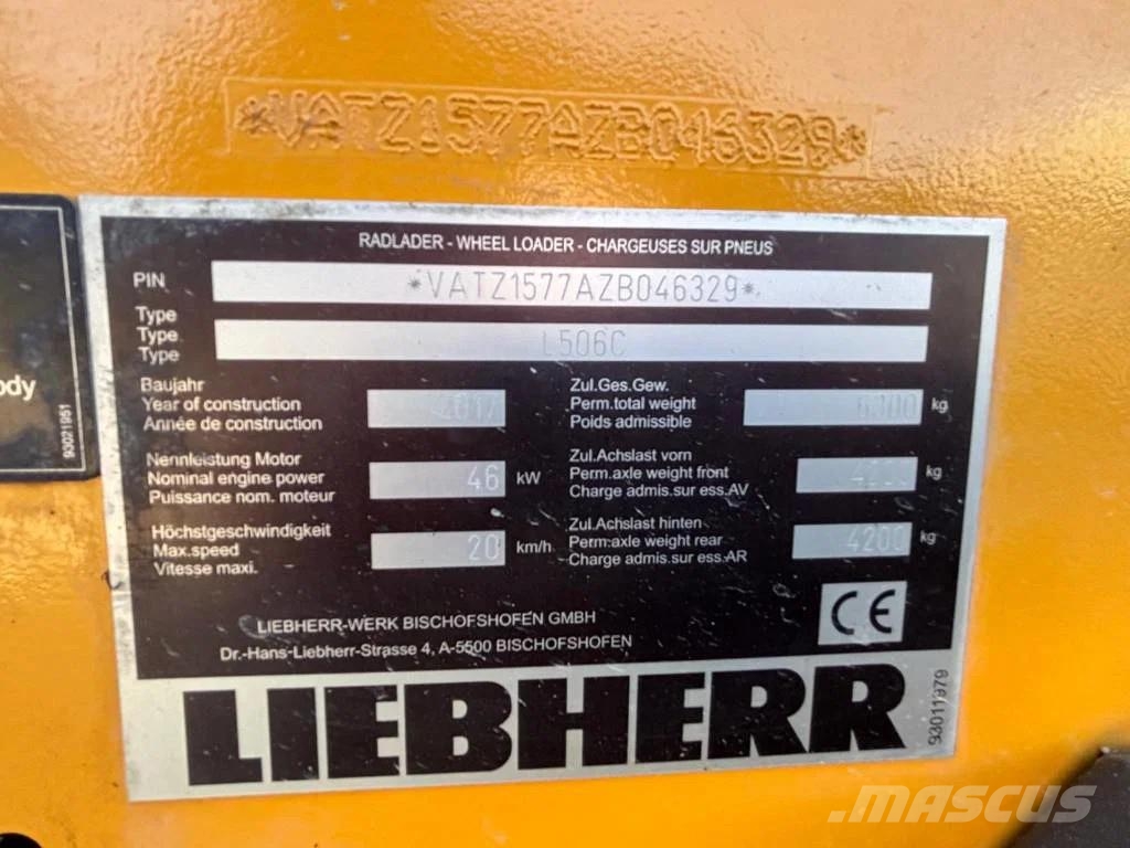 Liebherr L 506 Pyöräkuormaajat