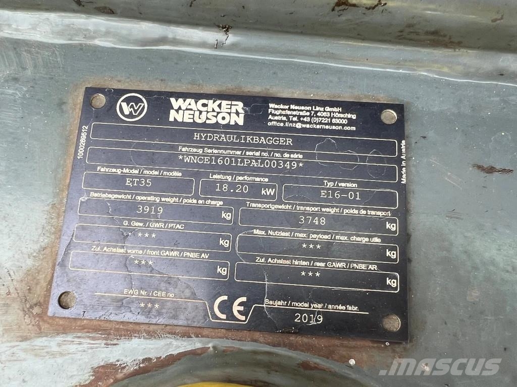 Wacker Neuson ET35 Mini excavators < 7t (Mini diggers)