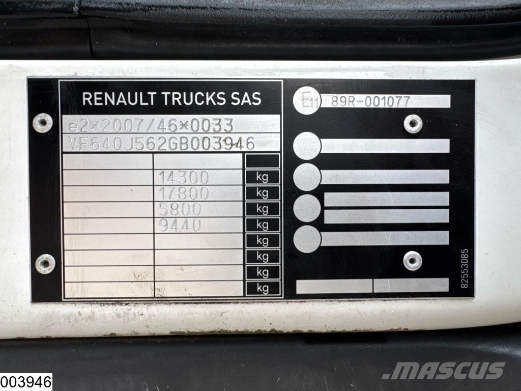 Renault D 14 210 EURO 6 Kamioni sa ciradom