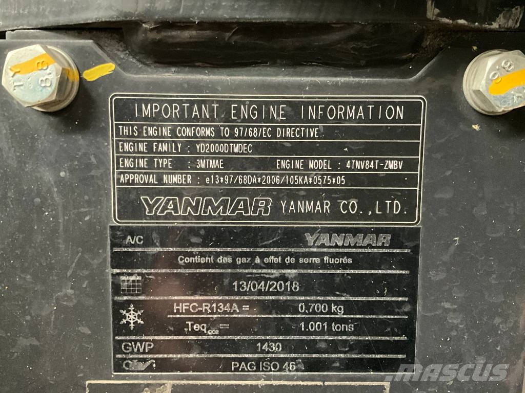 Yanmar Vio 57-6 A Mini bagri <7t