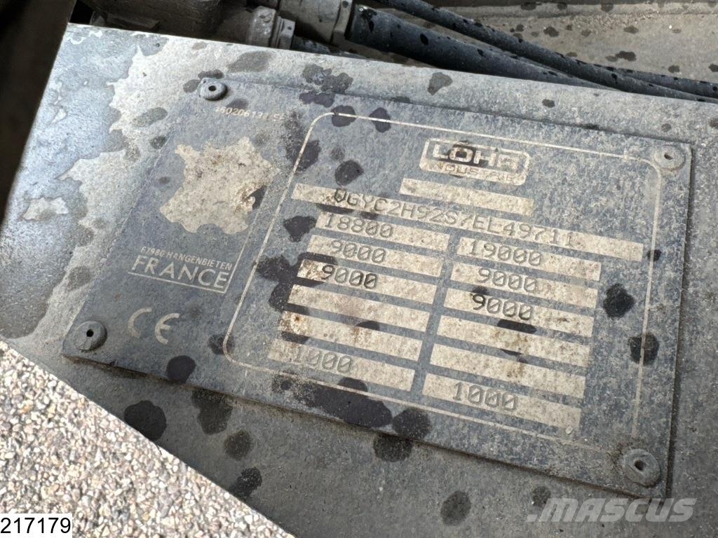 Scania P 410 EURO 6, Standairco, Combi, Lohr, Eurolohr Vetopöytäautot