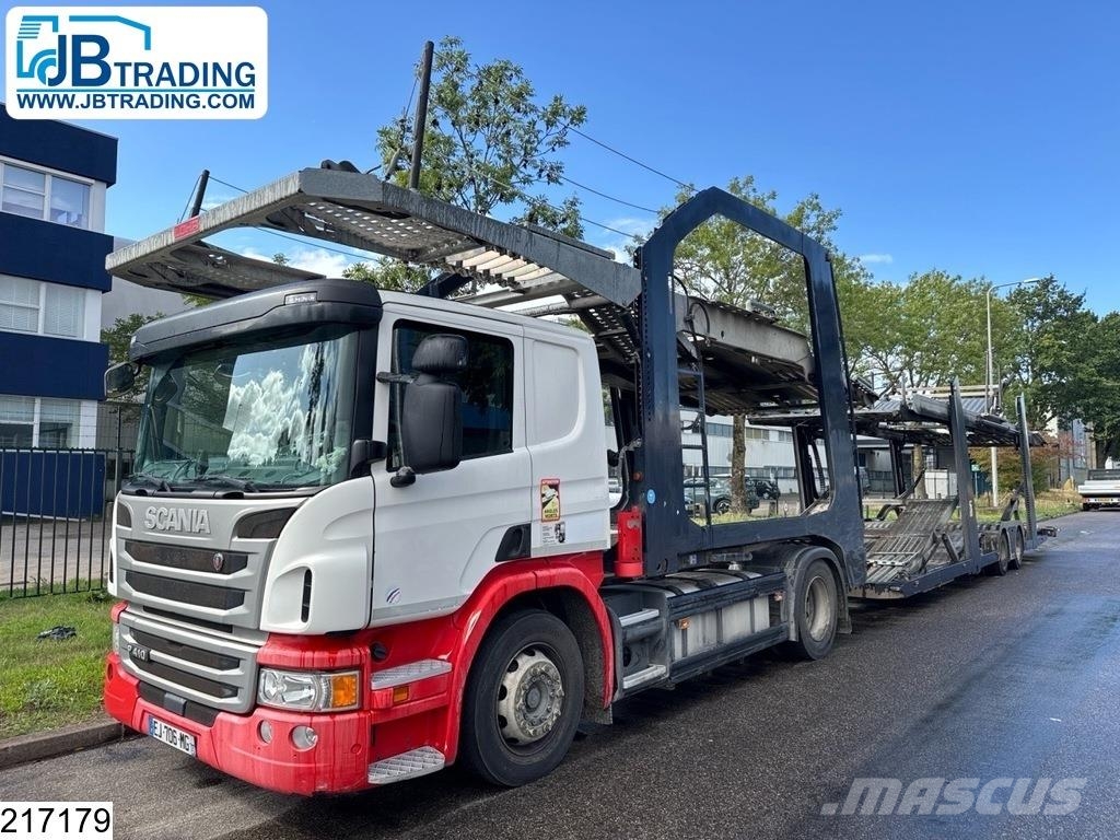 Scania P 410 EURO 6, Standairco, Combi, Lohr, Eurolohr Vetopöytäautot