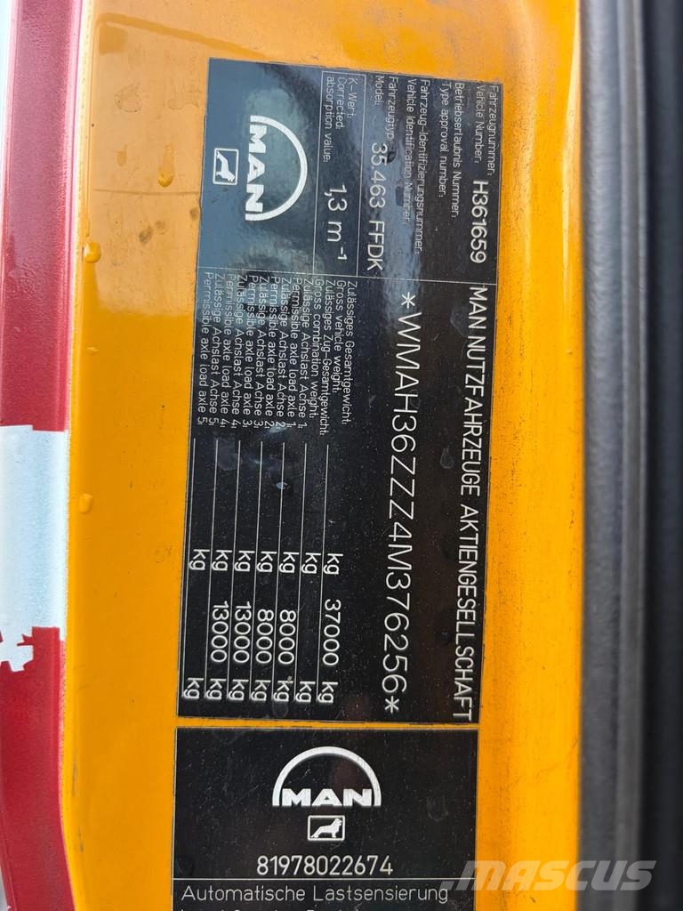 MAN TGA 35 .463 - Epsilon Crane + Multilift - Big Axle Maastikutõstukid
