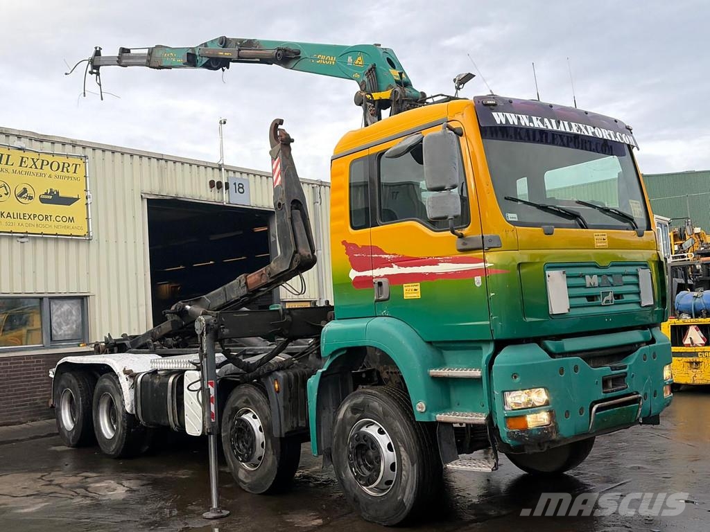 MAN TGA 35 .463 - Epsilon Crane + Multilift - Big Axle Всъдеходни кранове