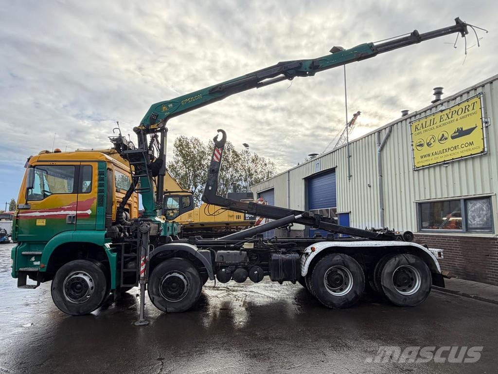 MAN TGA 35 .463 - Epsilon Crane + Multilift - Big Axle Всъдеходни кранове