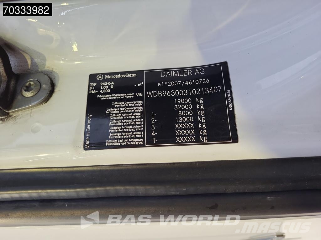 Mercedes-Benz Antos 1924 Antos 4X2 19t NL-Truck 2000kg Ladebordw Camiones caja cerrada