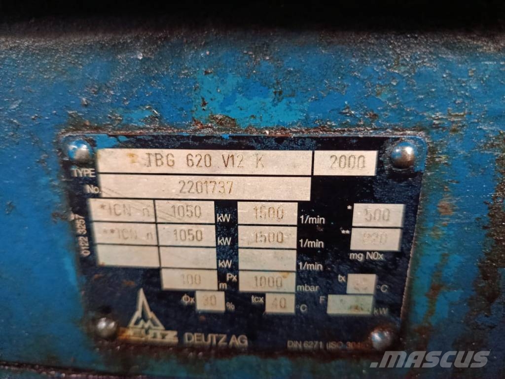 MWM TBG 620 V12 K Générateurs au gaz