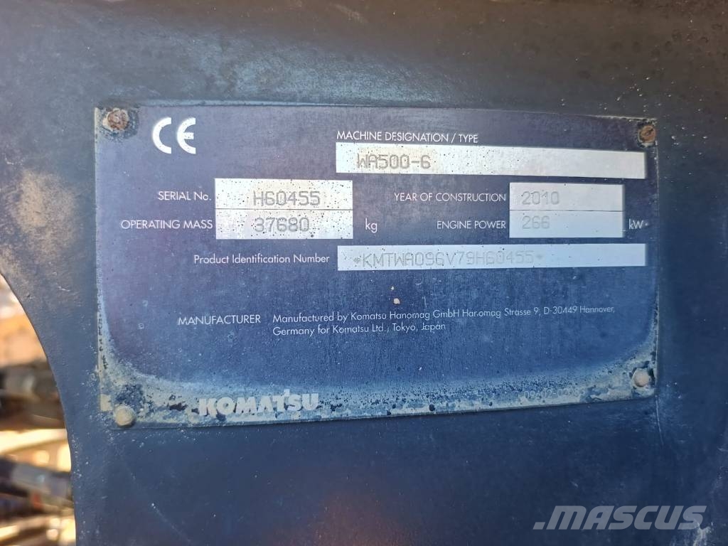 Komatsu WA500-6 Hjullastere
