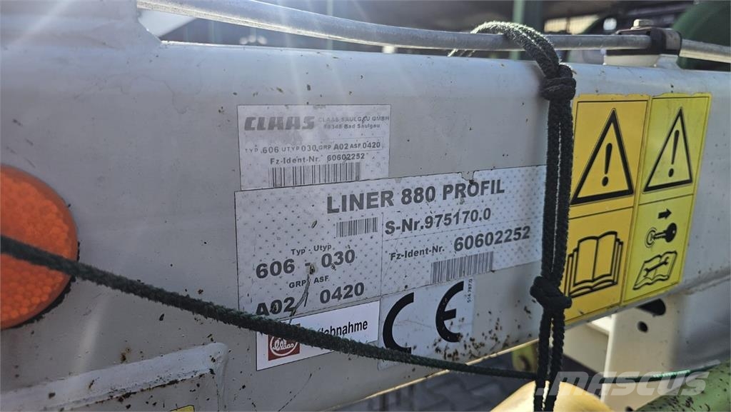 CLAAS Liner 880 Hileradoras