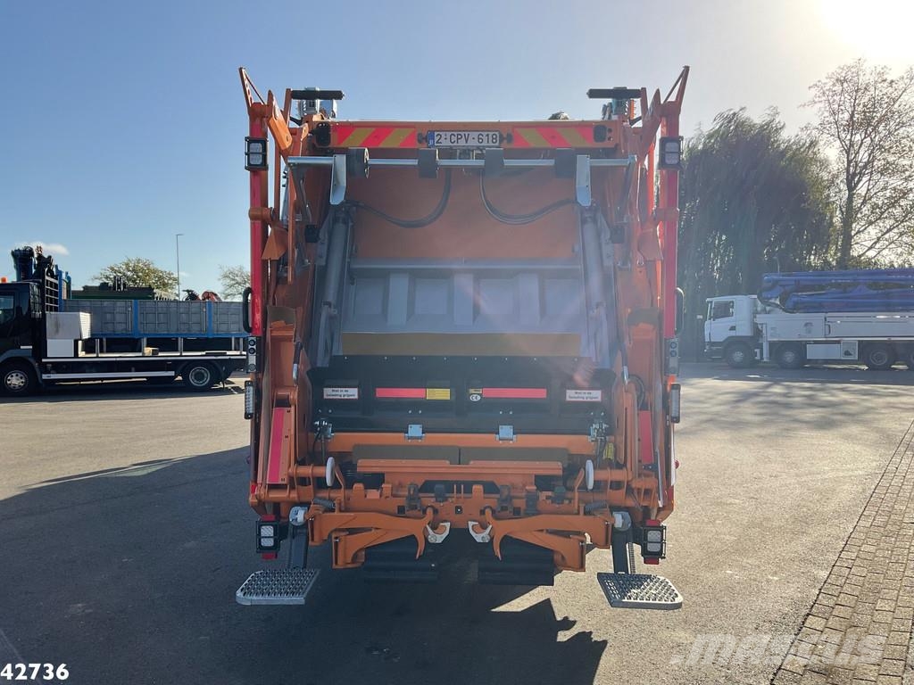 DAF FAN CF 340 Terberg RosRoca 23m³ + AE weegsysteem Мусоровозы