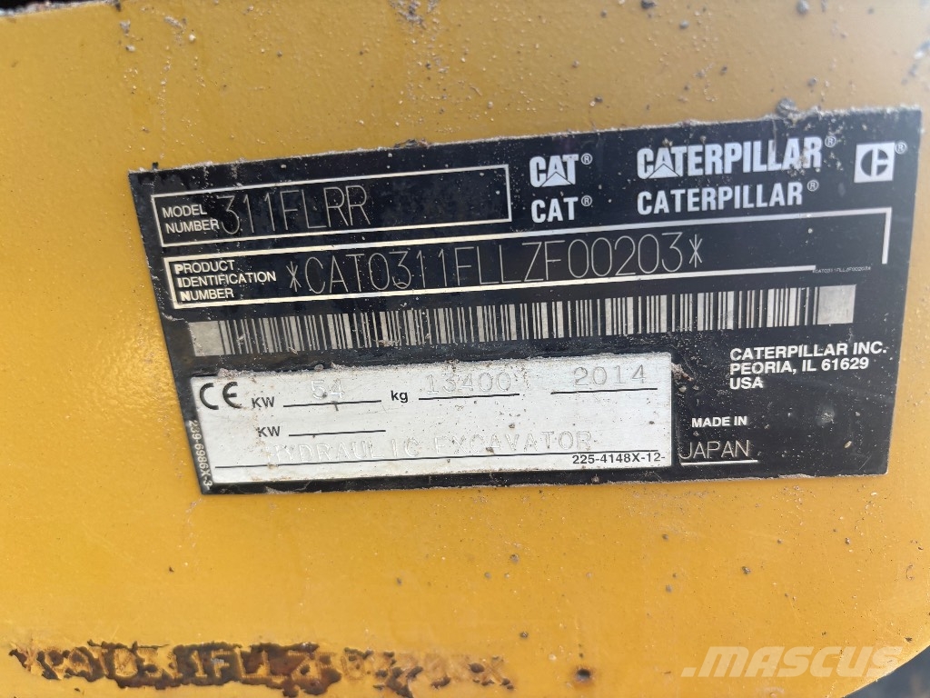 CAT 311 F LRR / Pyörittäjä, Kauha, Uudet ketjut! Pelle sur chenilles