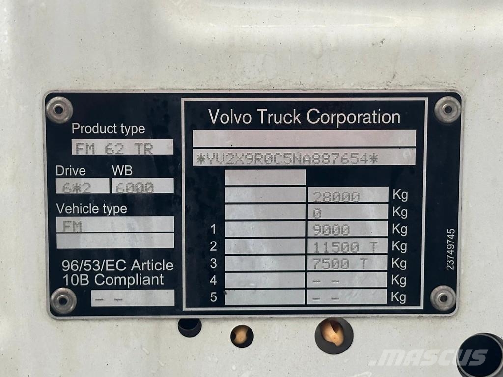 Volvo FM 380 6X2 | INSULATED + HEATING | 9.80 M BOX | EU Sanduk kamioni