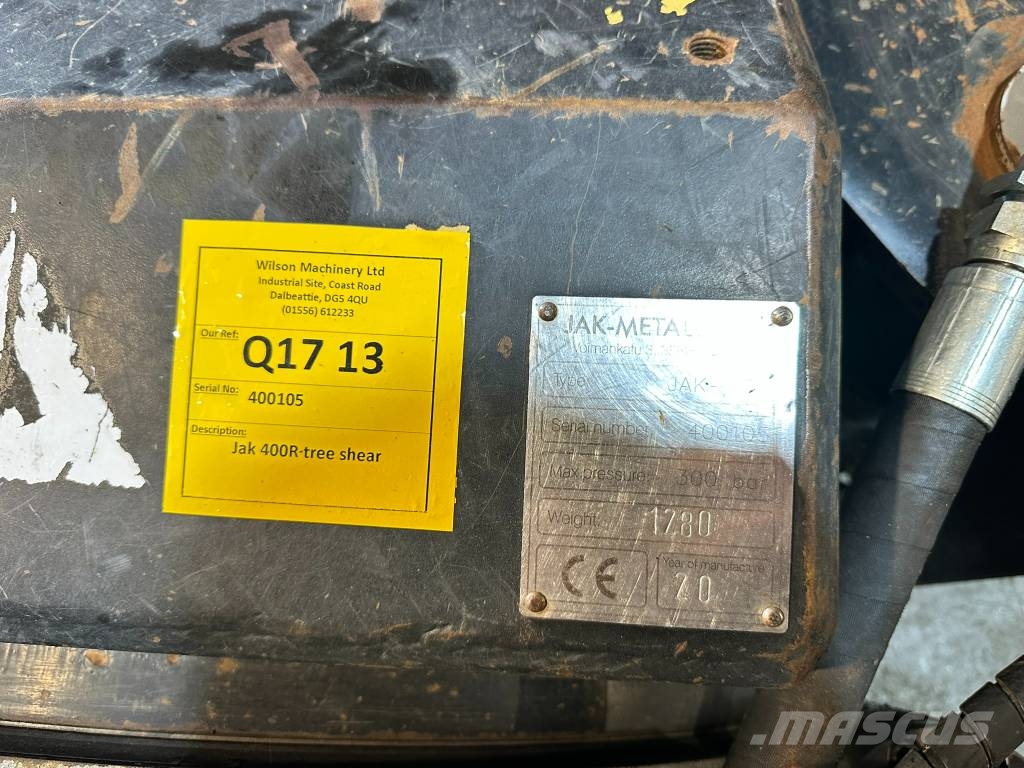 JAK 400 Excavator Tree Shear Grapple With Rotator Kourat