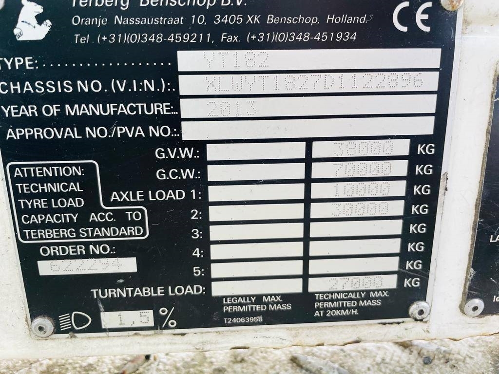 Terberg YT 182 Νταλίκες μεταφοράς εμπορευματοκιβωτίων