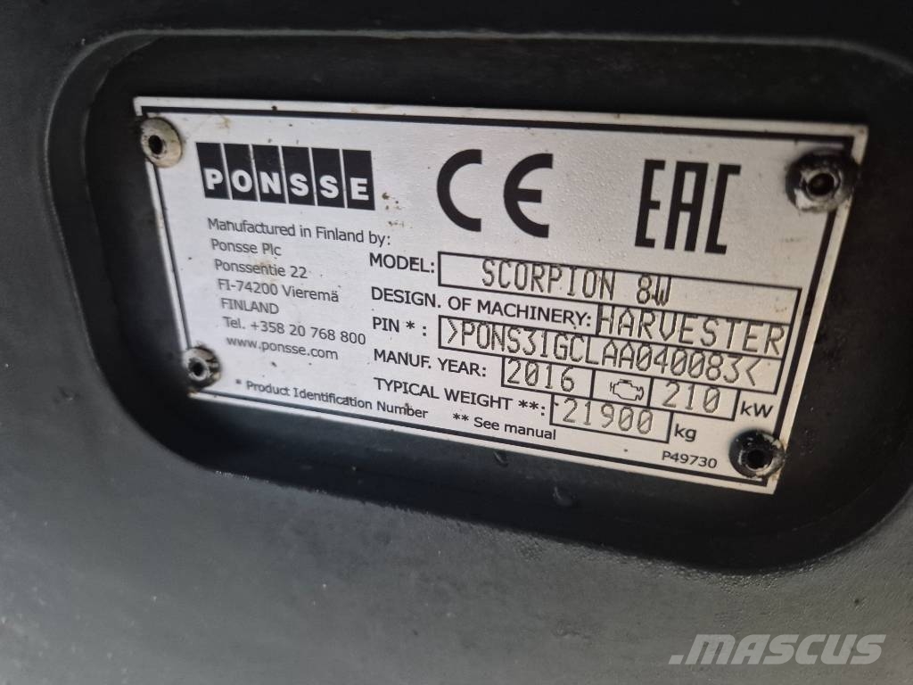 Ponsse SCORPION 8W Harversteri
