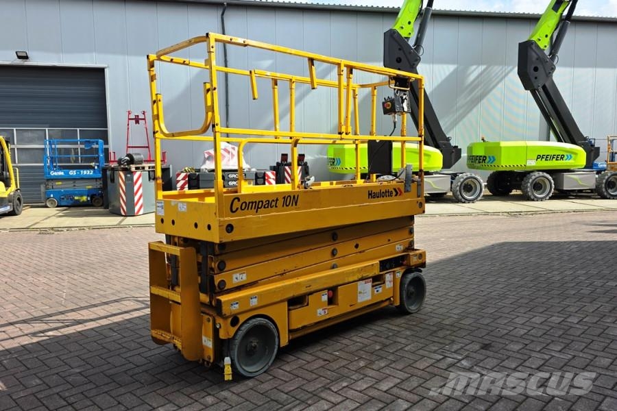 Haulotte Compact 10N Electric, 10m Working Height, 230kg Ca Mini Pale Gommate
