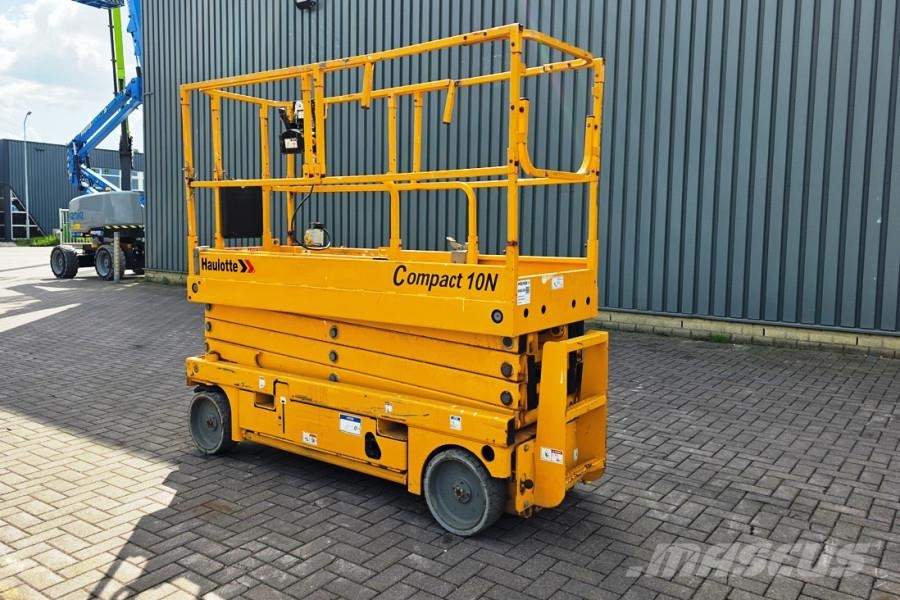 Haulotte Compact 10N Electric, 10m Working Height, 230kg Ca Mini Pale Gommate