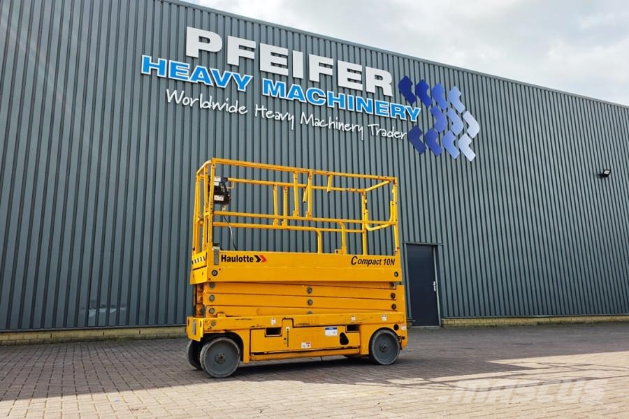 Haulotte Compact 10N Electric, 10m Working Height, 230kg Ca Mini Pale Gommate