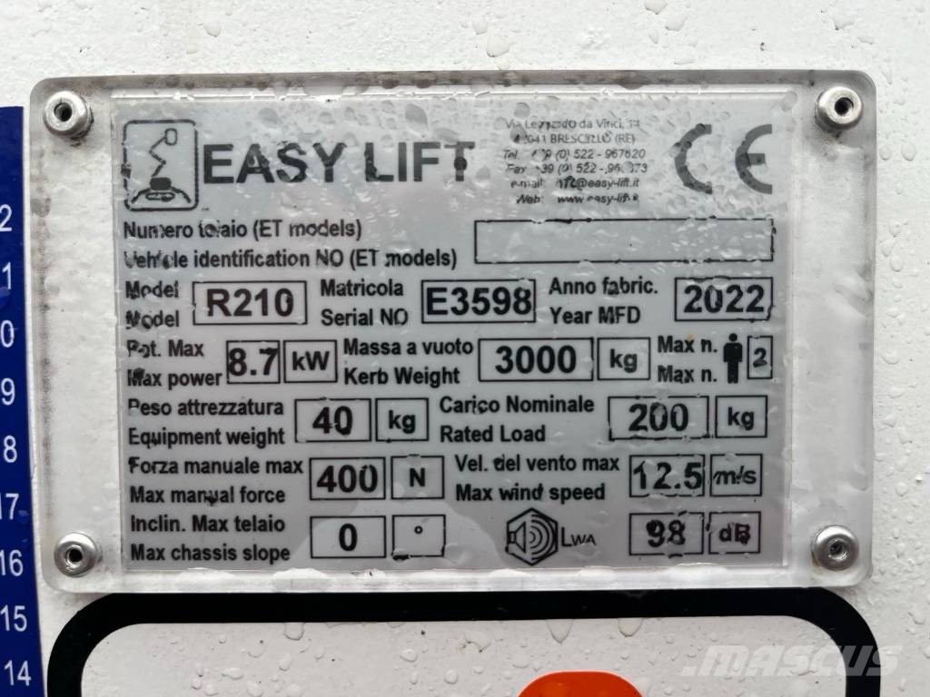 Egyéb Easy - Lift R 210 Zglobne podizne platforme