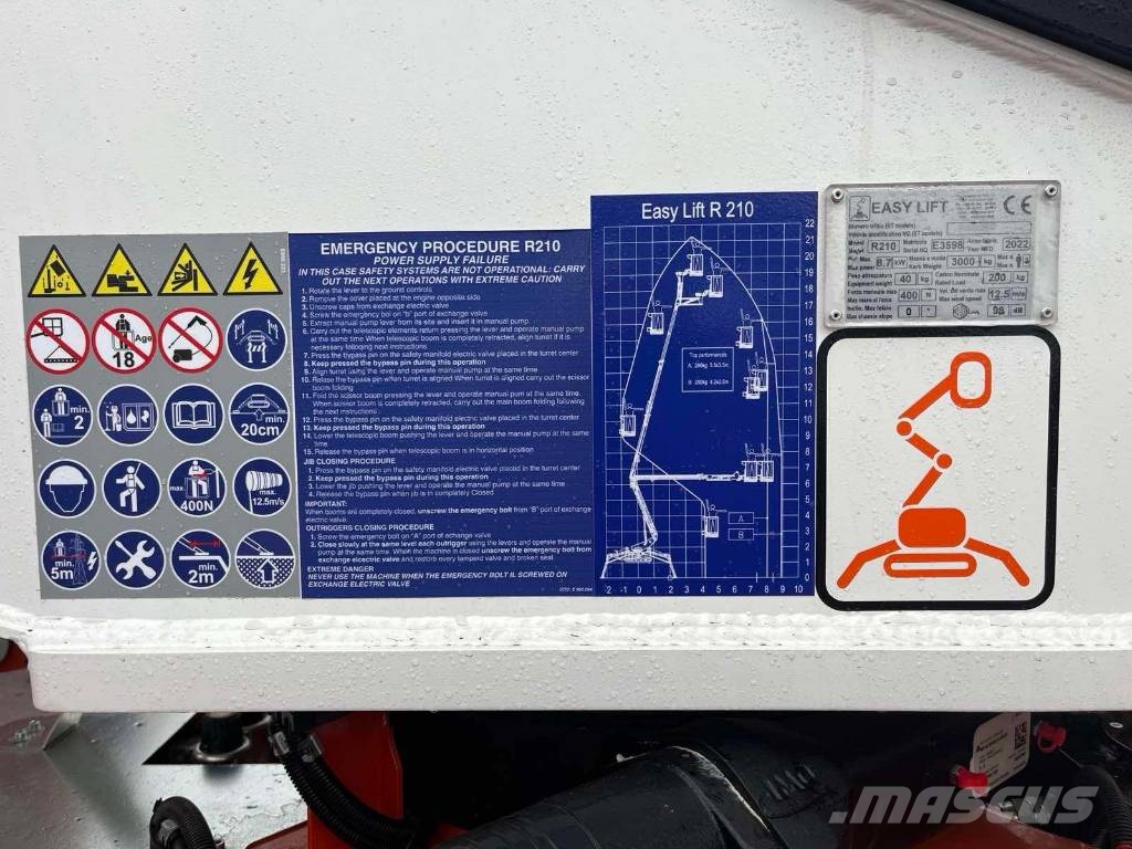 Egyéb Easy - Lift R 210 Zglobne podizne platforme