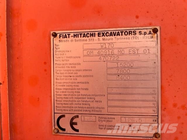 Fiat-Hitachi W170 Wielladers
