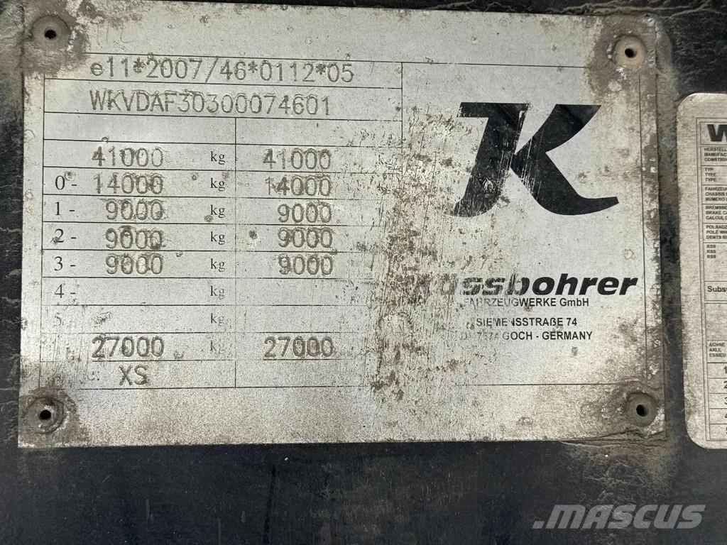 Kässbohrer XS 3 AXLE - SAF + SLIDING ROOF - DISC BRAKES Schuifzeilen