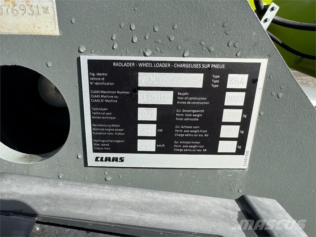 CLAAS Torion 530 لوادر بعجل