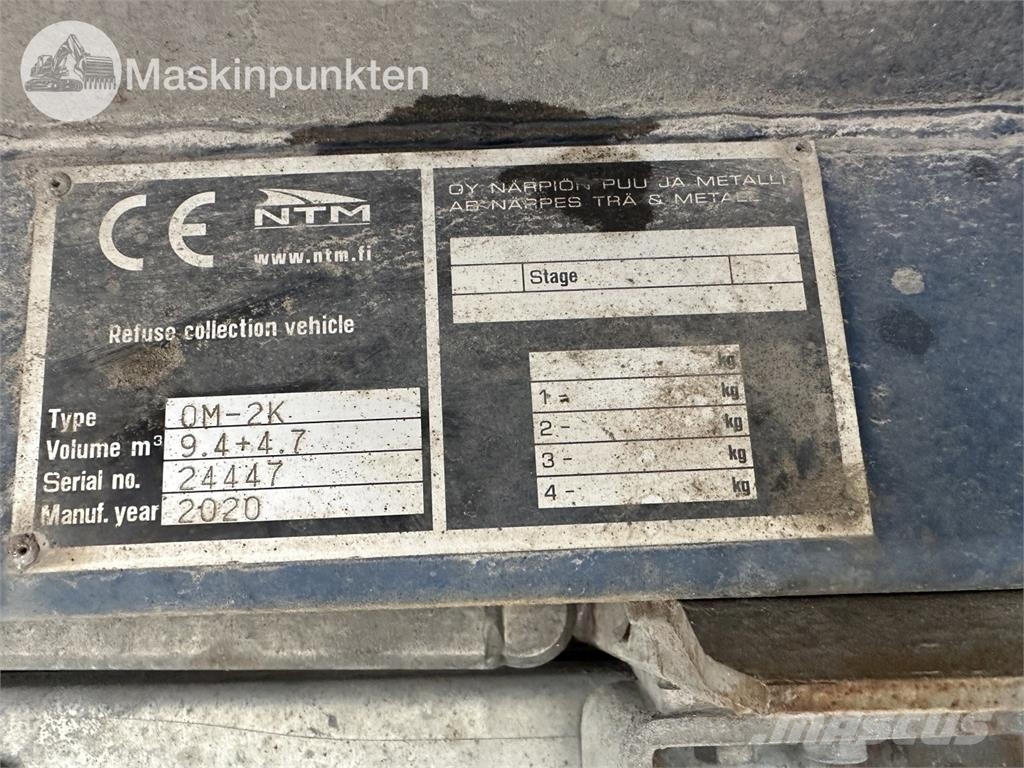 Scania P320B4X2NB Popelářské vozy