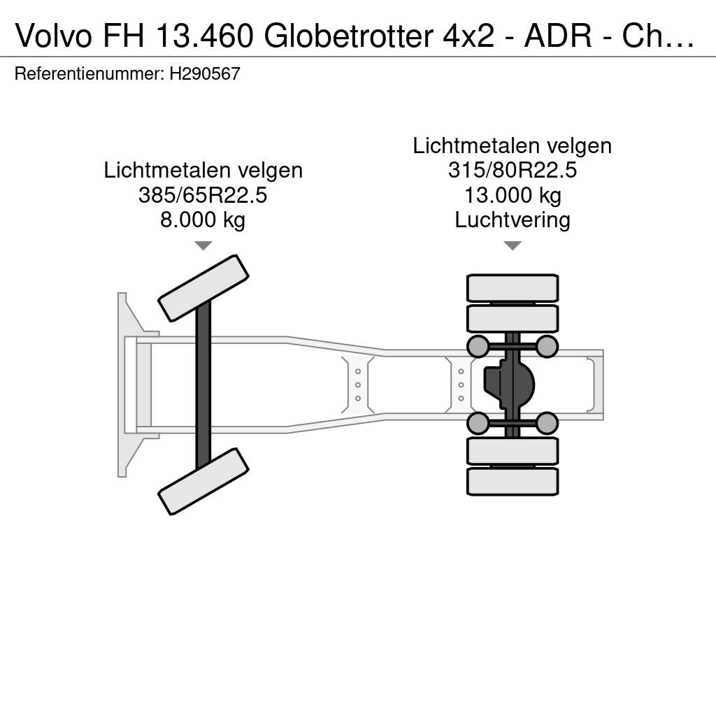 Volvo FH 13.460 Globetrotter 4x2 - ADR - Chassis cover - Trekkvogner