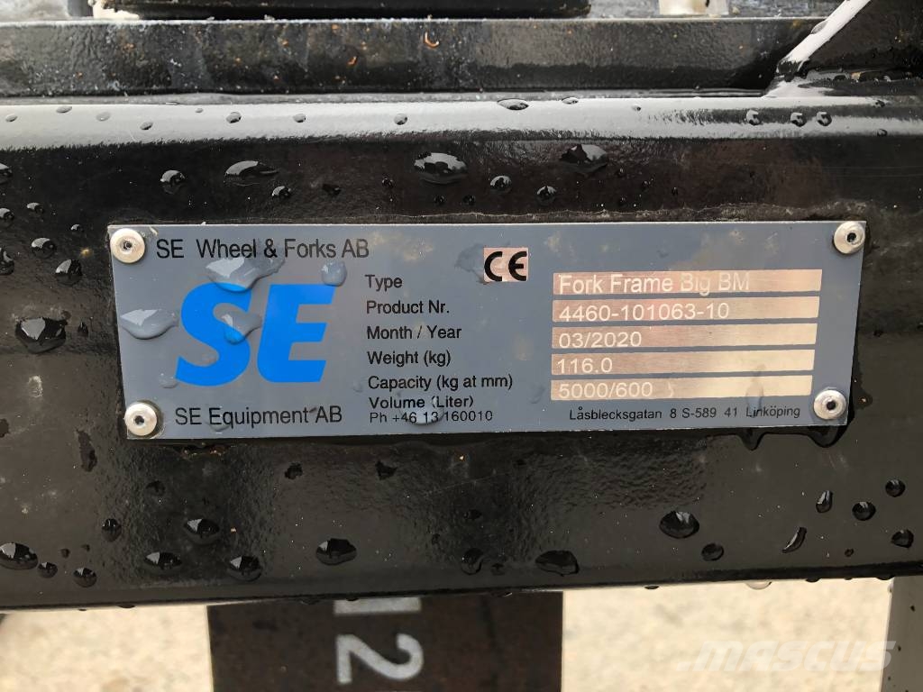 SE Equipment  Mekaniskt Pallgaffelställ 5000kg Garfos