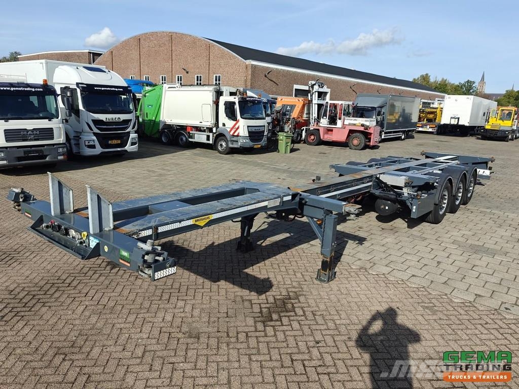 Broshuis MFCC-HD All Types of Containers - Lift Axle - SAF Kontajnerové návesy