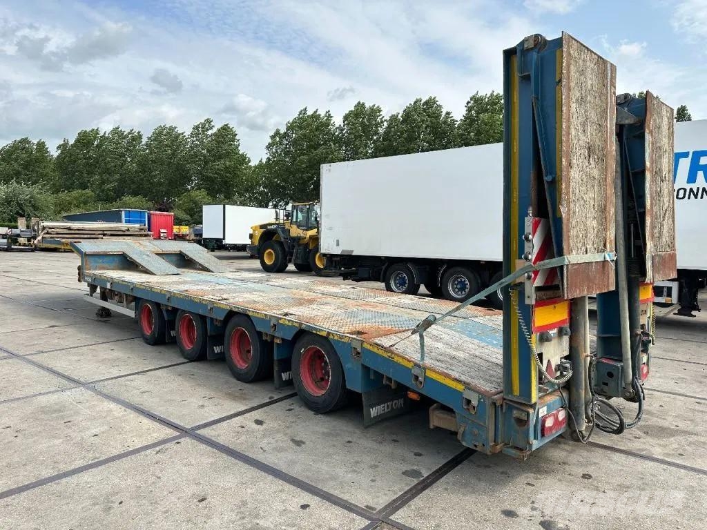 Wielton 4 AXLE WITH RAMPS Low loader yari çekiciler