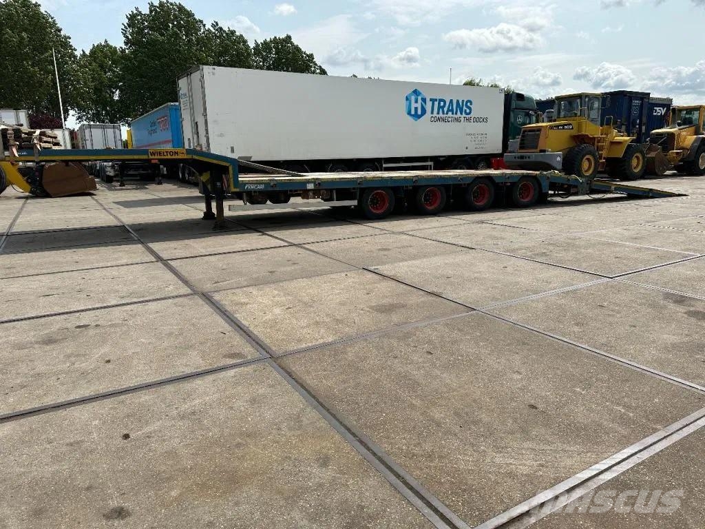 Wielton 4 AXLE WITH RAMPS Low loader yari çekiciler