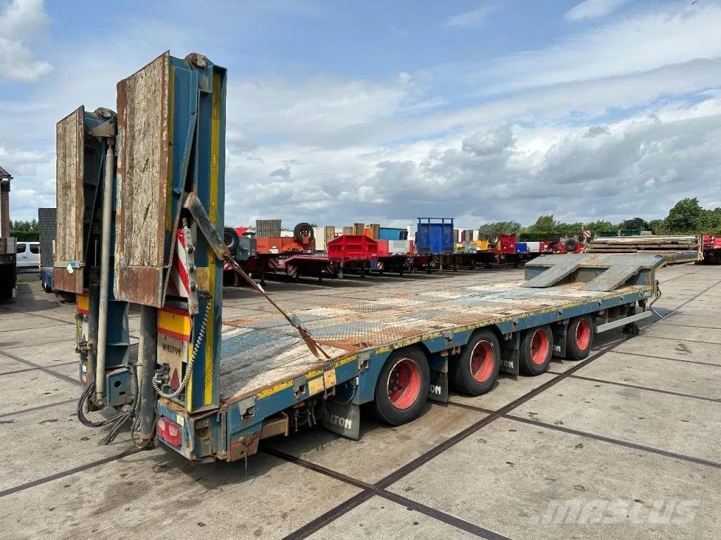 Wielton 4 AXLE WITH RAMPS Low loader yari çekiciler