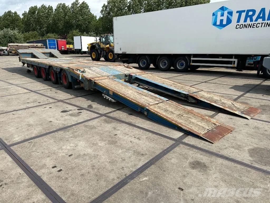 Wielton 4 AXLE WITH RAMPS Low loader yari çekiciler