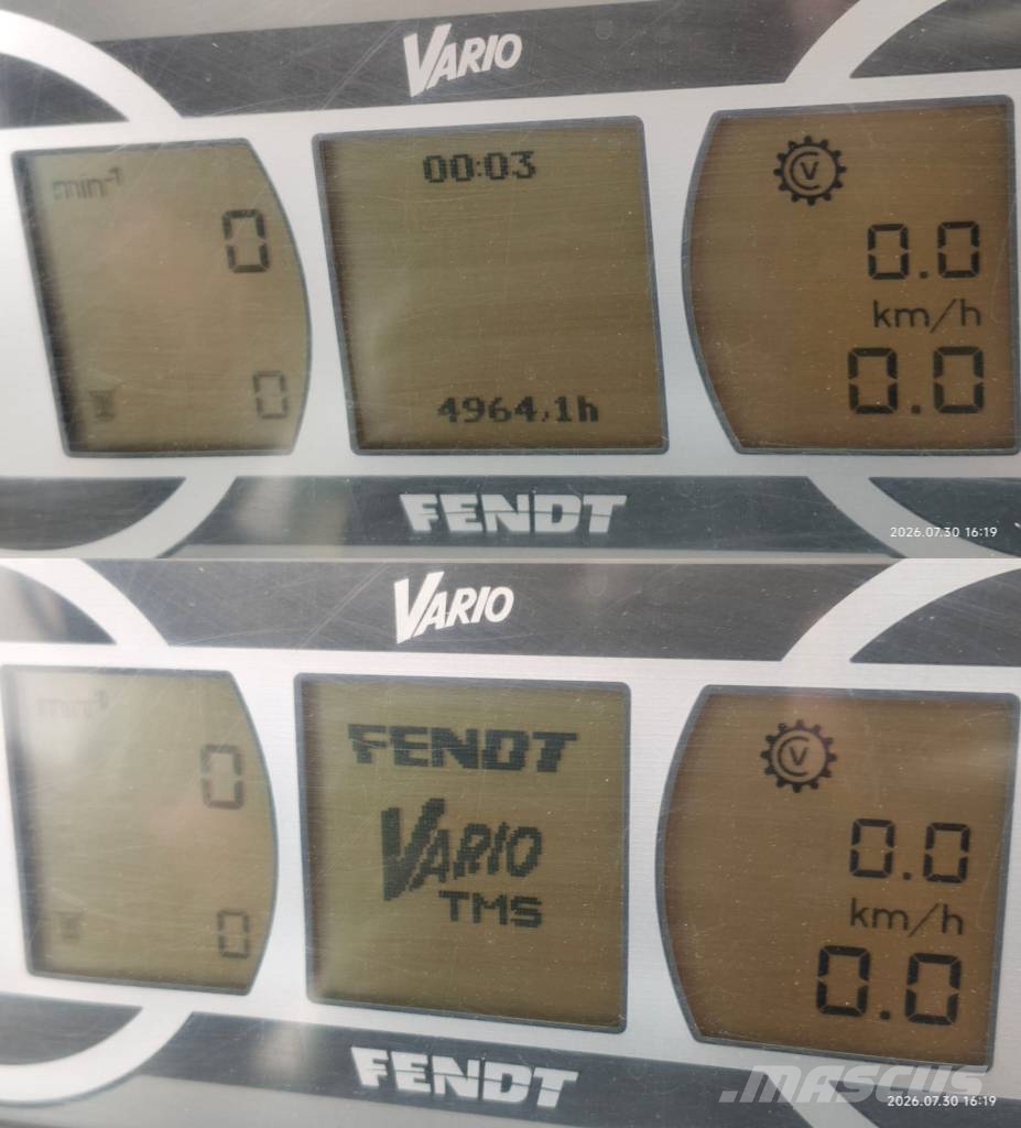 Fendt 207-V / Vario TMS Carte Grise Française endommagé Tractors