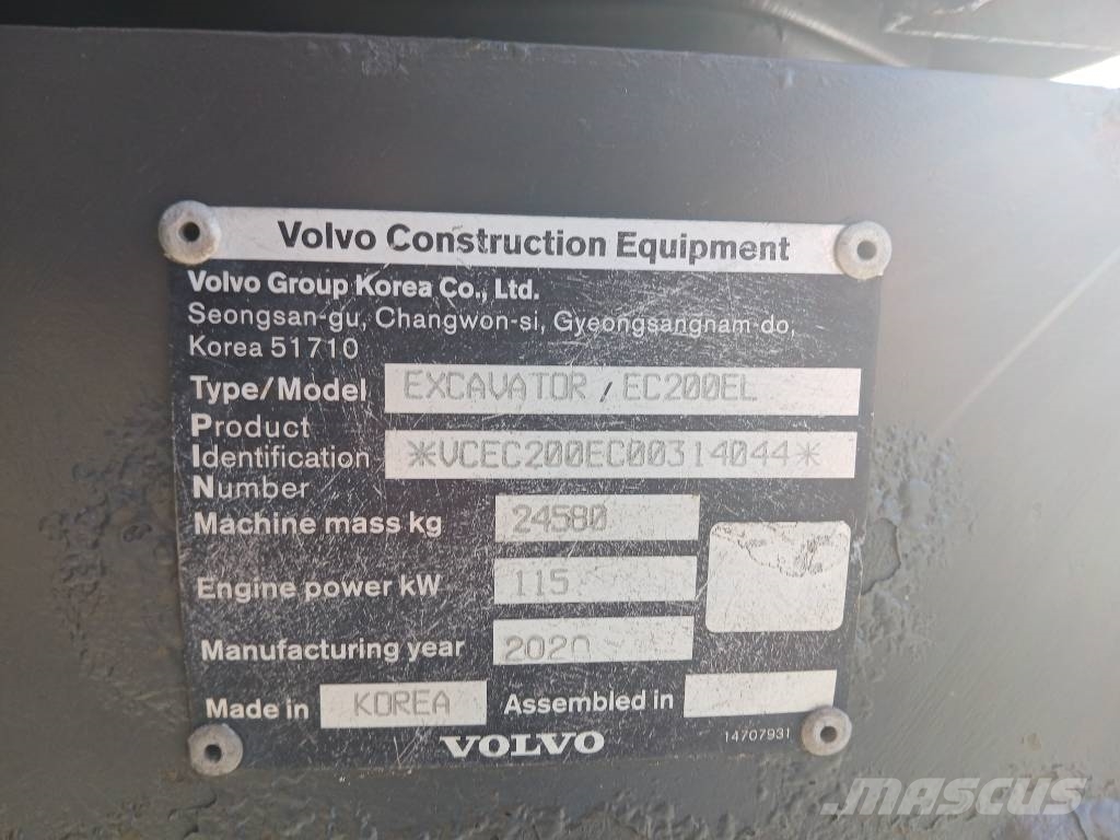 Volvo EC 200 E Gravemaskiner på larvebånd