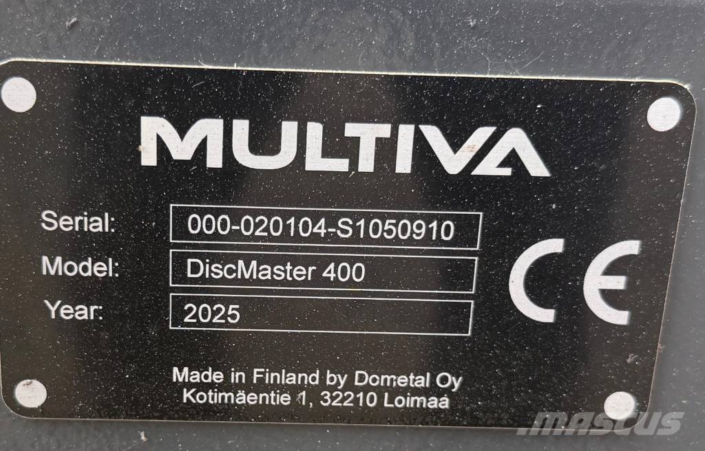 Multiva Discmaster 400+ زحافات ساحقة