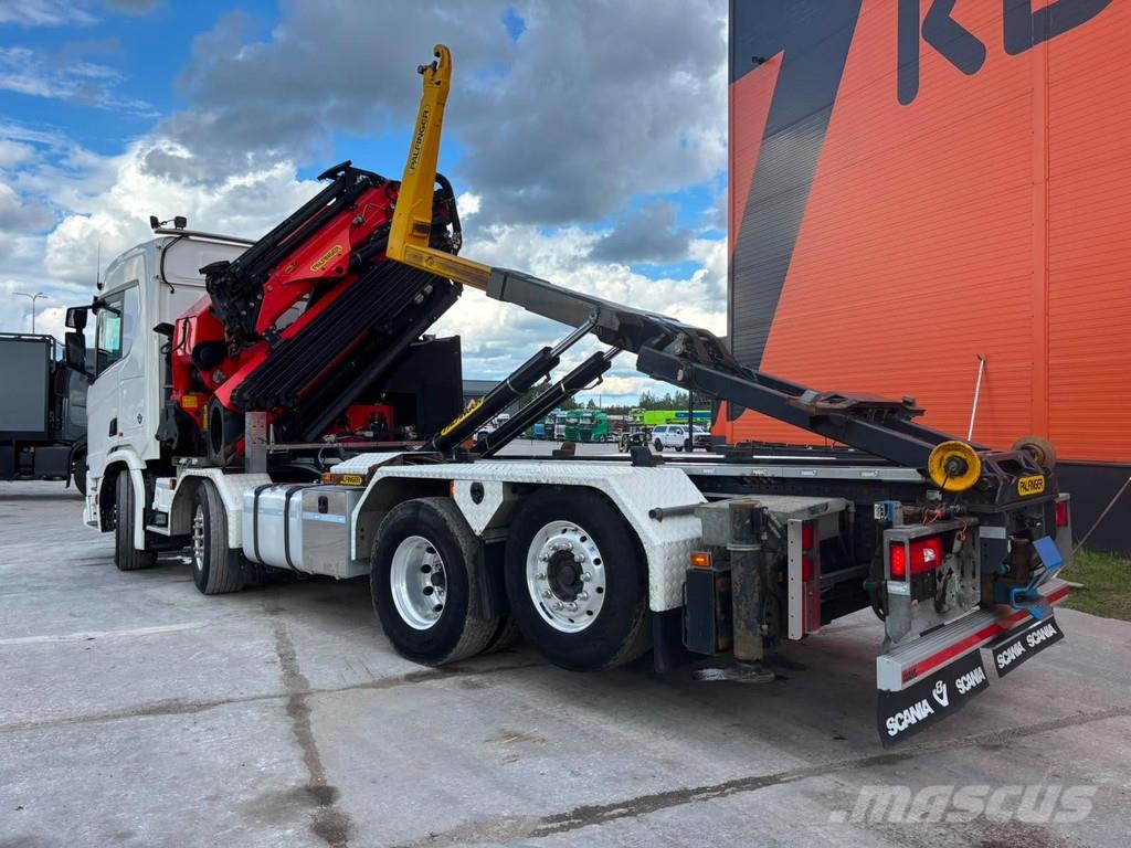 Scania R 580 8x2*6 PK 78002 + JIB / PALFINGER T15 ton / L شاحنات الرافعات الخطافية