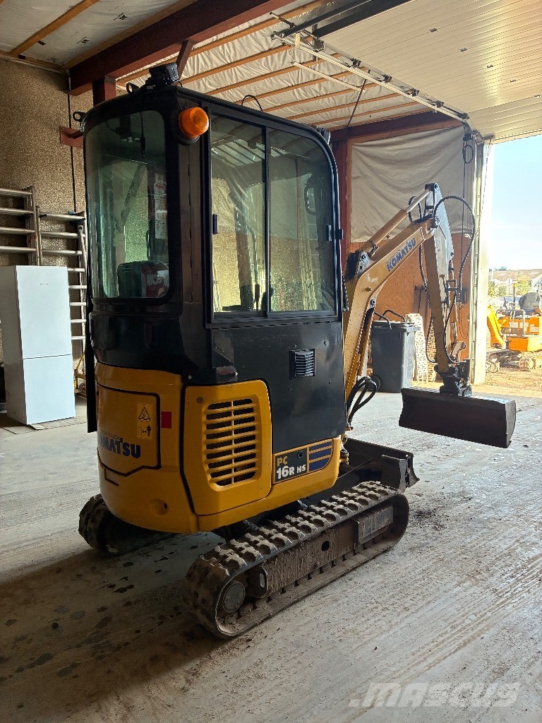 Komatsu PC 16 R-3HS Mini bagri <7t