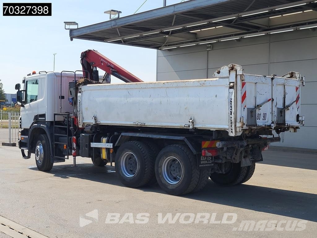 Scania P400 6X4 HMF 1444-Z2 Crane Remote Full Steel Manua Camiones bañeras basculantes o volquetes