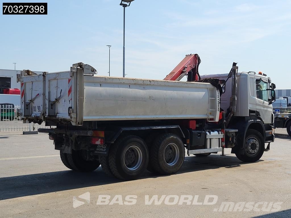 Scania P400 6X4 HMF 1444-Z2 Crane Remote Full Steel Manua Camiones bañeras basculantes o volquetes
